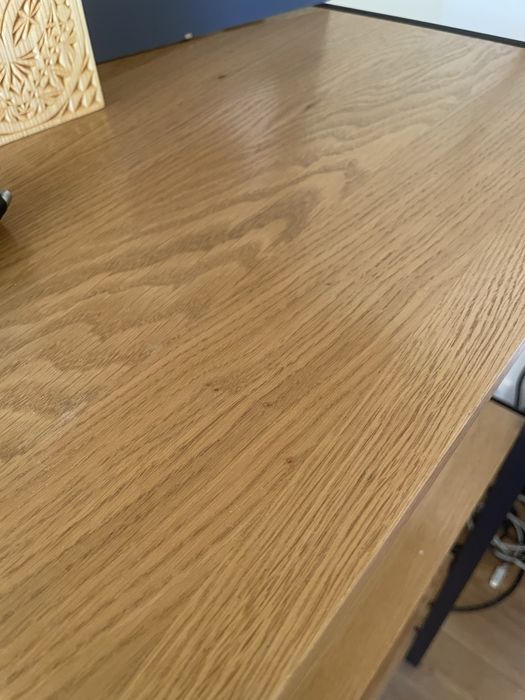 Regal metalowy drewniany, loft czarny