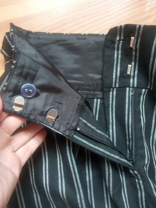 Классные брюки-кюлоты с поясом New Look р.34 (XS)