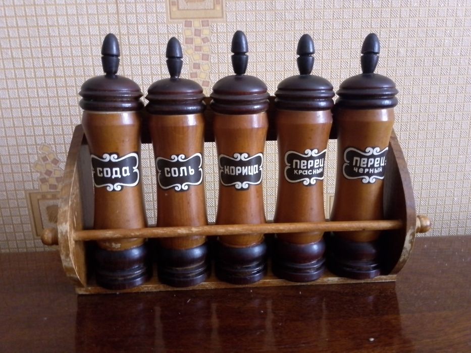 Деревянный набор для специй