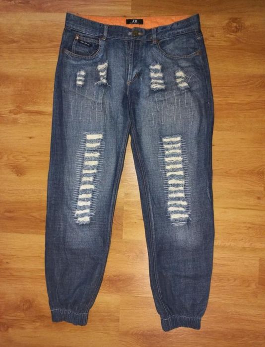 Мужские рваные джинсы джоггеры jr just royal 34 / 34 l 50