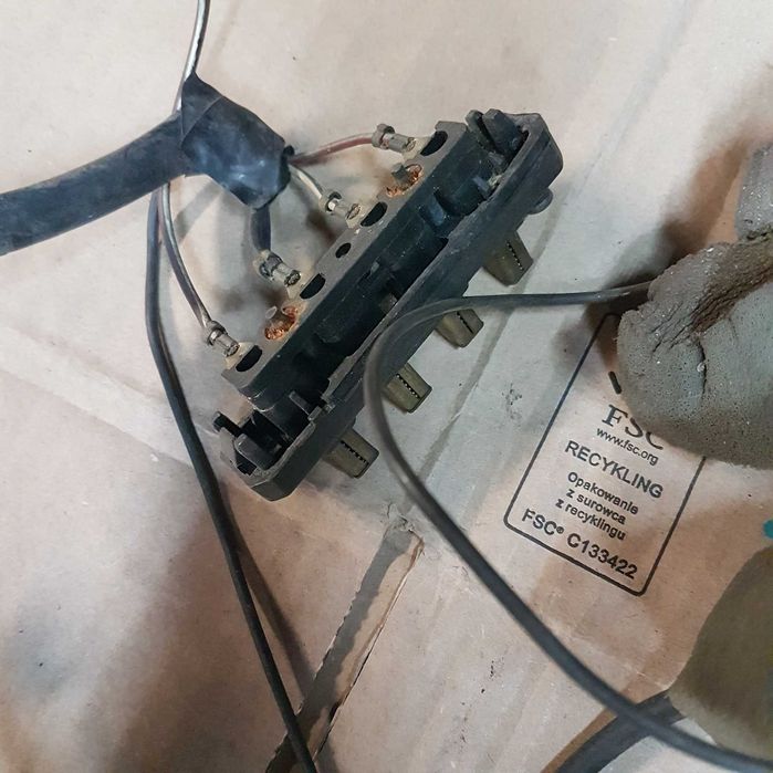 wiązka instalacja stycznik otwarcia klapy seicento cinQuecento punto
