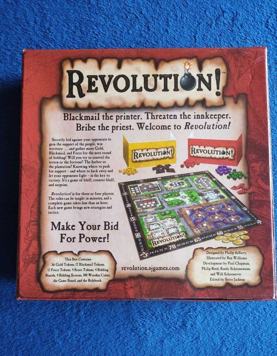 Игра Revolution! (Революция) — Стив Джексон Геймс