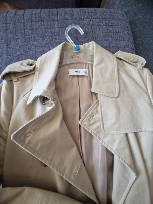 Mango płaszcz prochowiex xs