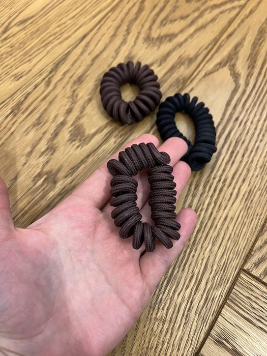 Gumki do włosów sprężynki materiałowe do grubych długich włosów