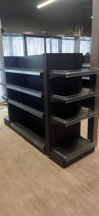 Торгове обладнання, стелажі, полиці купити для магазину, в наявності
