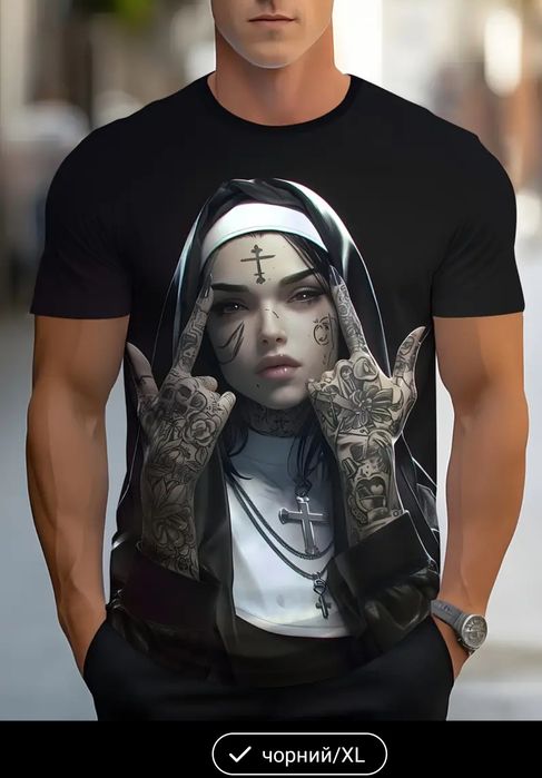 Чоловічи футболки з поліестеру розмір M /L/XL