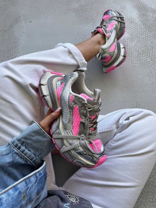 Кросівки Balenciaga 3XL - сіро/рожеві (36-40р)