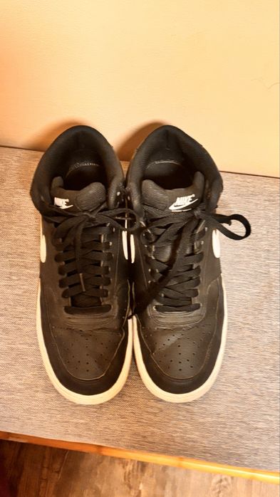 Sneakersy Nike Court Vision Mid – klasyczne czarne – Rozmiar 42