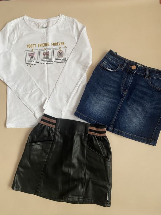 Джинсова спідниця реглан zara  next