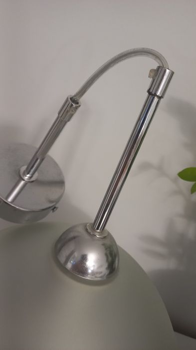 Lampa wisząca szklana kula z żarówką