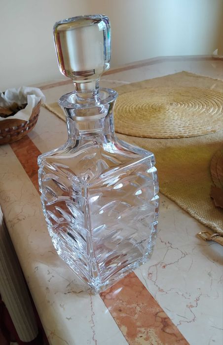 Garrafas Cristal e Pintura á mão