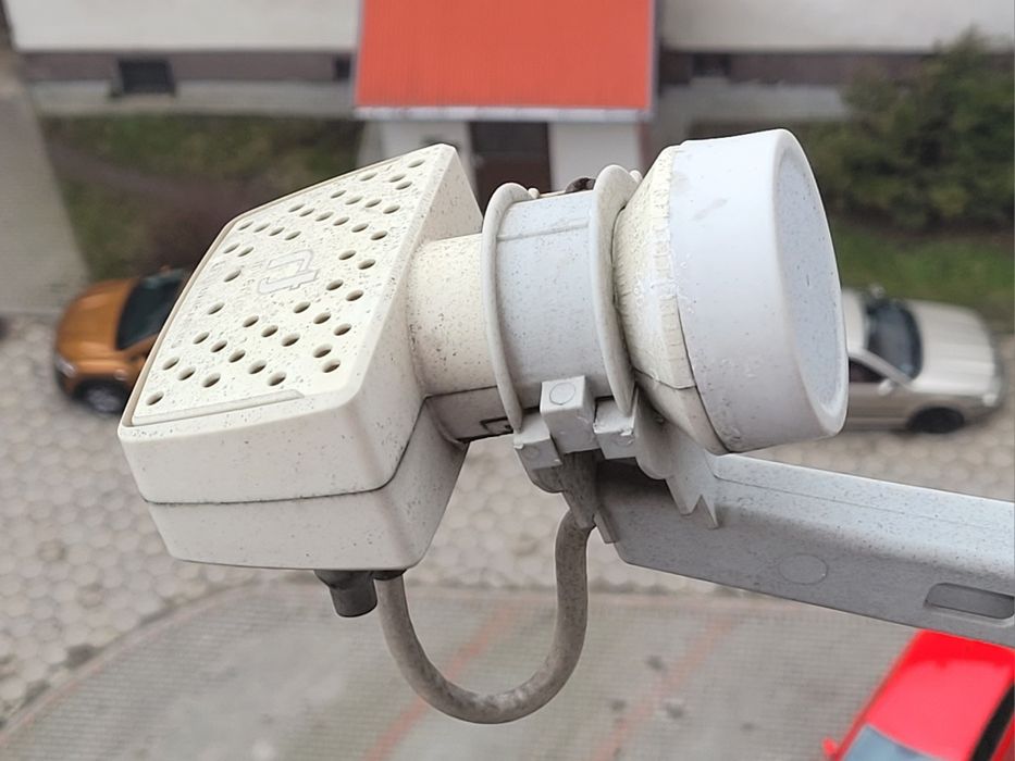 Antena 80+ konwerter unicable II+ mocowanie