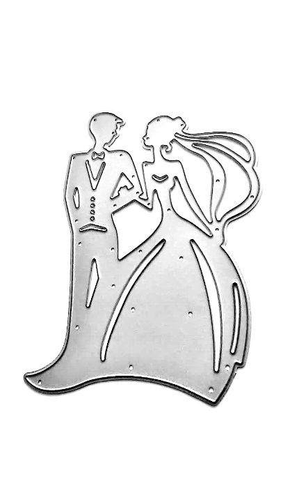 Wykrojnik PARA MŁODA Ślub/wesele (030)