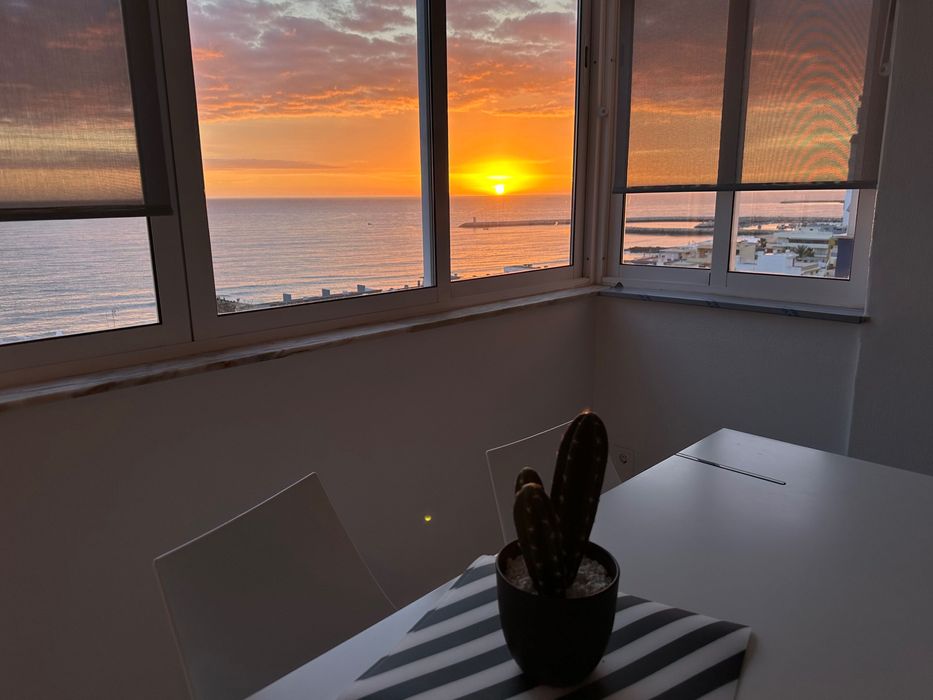 Férias Quarteira T1 c/vista mar, a 50 metros da praia
