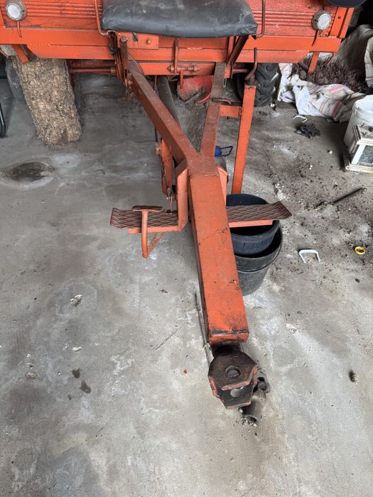 traseira de um reboque agrícola