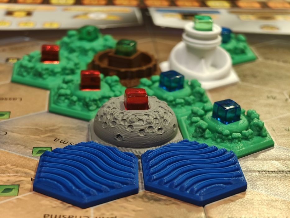 Kafelki 3d do gry terraformacja marsa