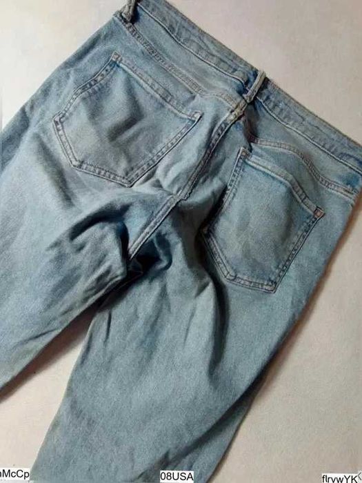 Mango MNG Denim Grace jeansy damskie 38 M jasne slim fit stretch