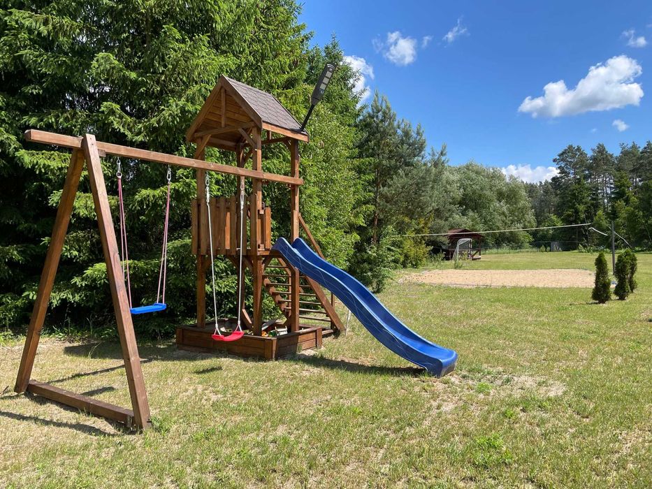 Nowoczesne domki nad jeziorem wynajem Anastazewo klimatyzacja 6 osób