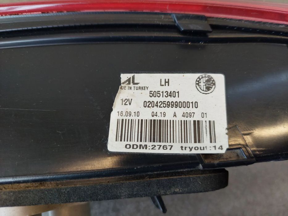 Farolim da mala esquerdo ALFA ROMEO Giulietta (940_)