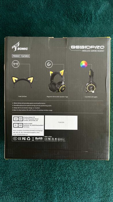 Bezprzewodowy zestaw słuchawkowy - SOMIC GS510 Pro