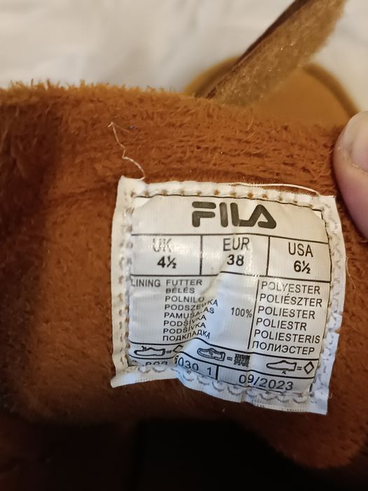 Fila trapery buty na zimę trekkingowe 38