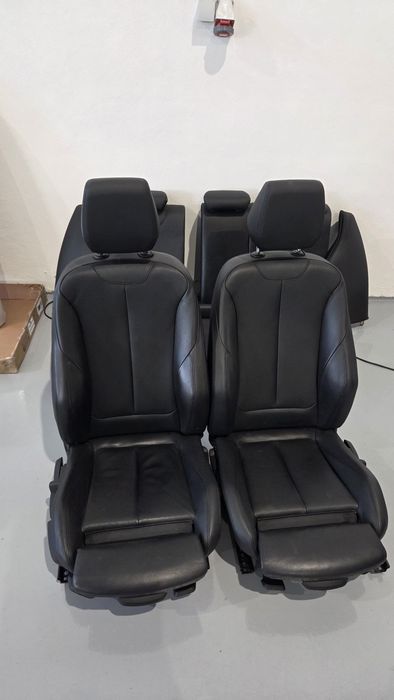 Bancos pack M couro preto aquecidos bmw f20