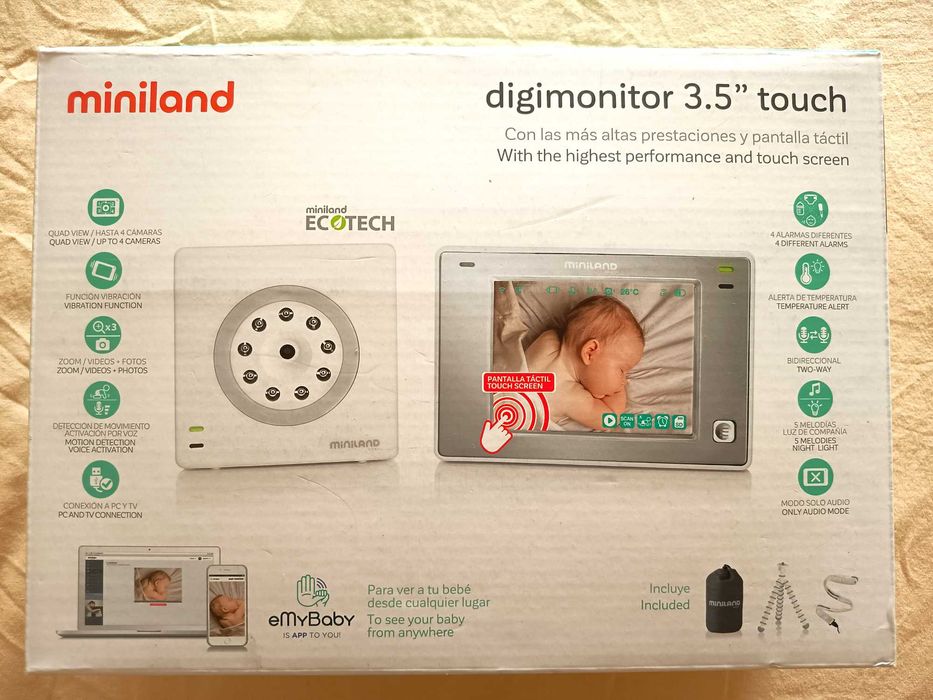 Intercomunicador Miniland digimonitor 3.5 touch