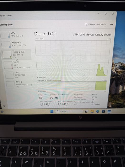 Portátil HP ZBook Firefly Workstation G8 14” i7 11th 32GB RAM 512GB M2 Nvidia Quadro T500 4GB