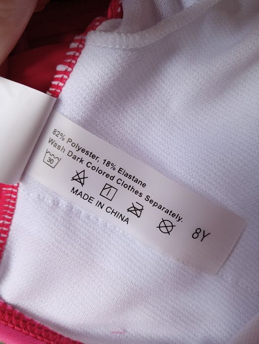 Strój kąpielowy dla dziewczynki, strój kąpielowy dziewczęcy,8 lat, 128