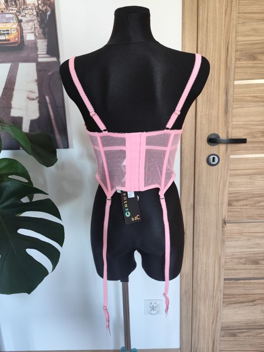 Gorset z pasem do pończoch  85C