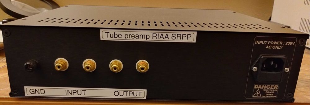 Lampowy przedwzmacniacz gramofonowy MM w topologii SRPP/SRPP