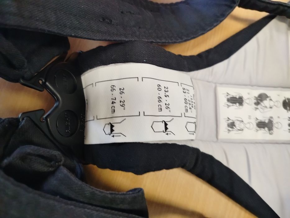 BabyBjorn nosidełko turystyczne czarne 3,5-12 kg  8ibs-26 ibs