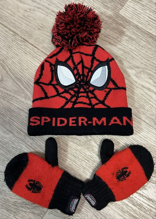 напівкомбінезон LC Waikiki 24-36 міс. + Шапка та Рукавиці Spider-Man