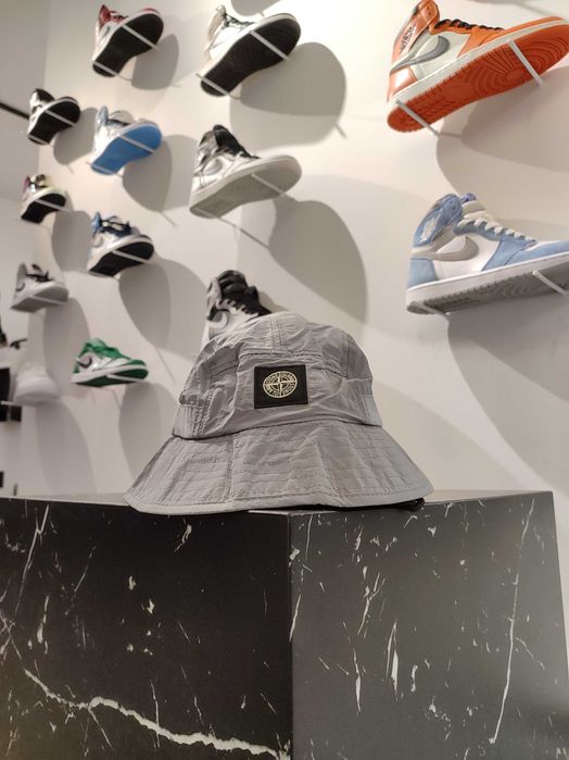 Панама STONE ISLAND 99755 Nylon Metal Ripstop Bucket Hat Grey SI0172-G