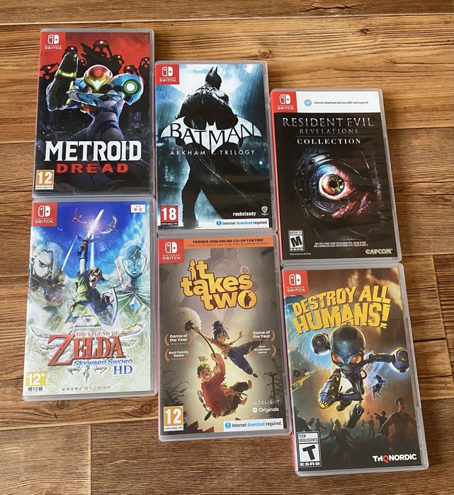 Ігри Nintendo Switch: Witcher, Fatal Frame, Stalker, Wolfenstein, Sam