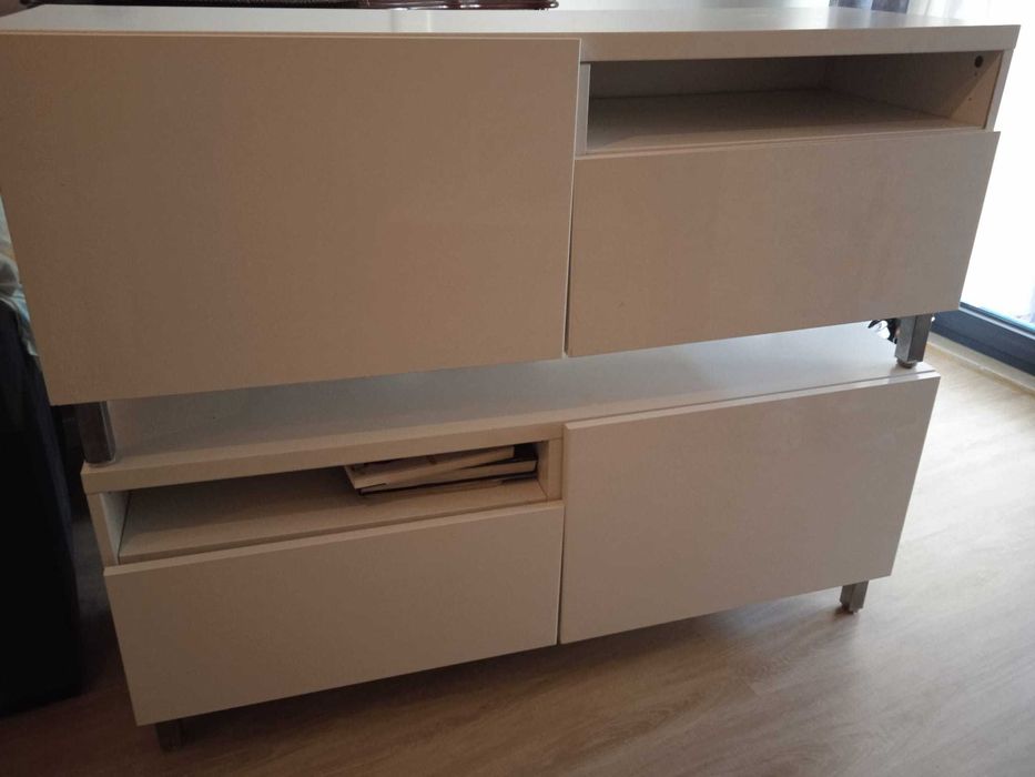 Vendo 2 aparadores brancos, 120 *48 cm