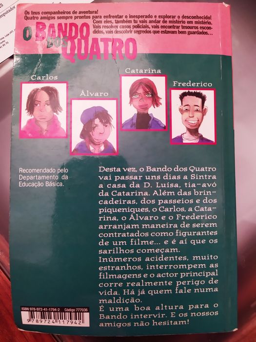 Livro Aventura "Um mistério em Sintra"