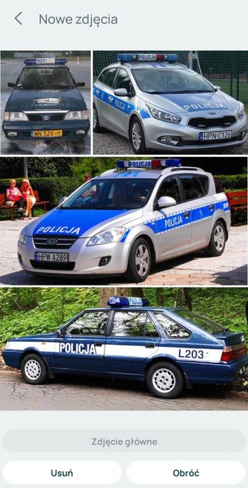 RADIOWÓZ- RADIOWOZY do wynajęcia PolicjA - KIA CEED -DUCATO-LODÓWKA- Polonez 997