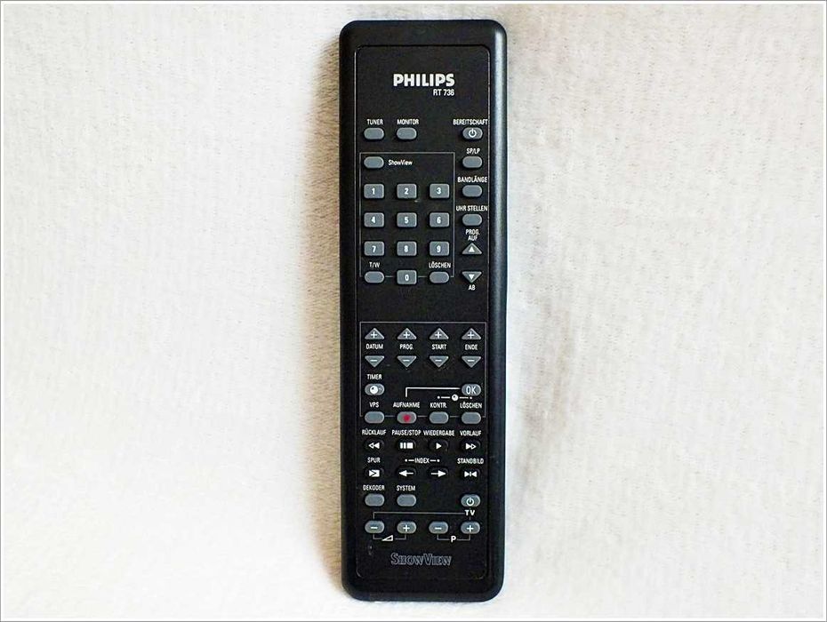 Pilot PHILIPS RT736 Oryginalny Pilot do TV Video, Magnetowid