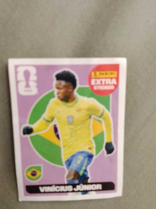 Panini FIFA World Cup 2026 Extra Sticker Vinícius Júnior Brasil – Raro
