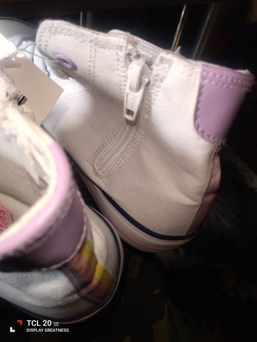Trampki białe firmy walkx kids.