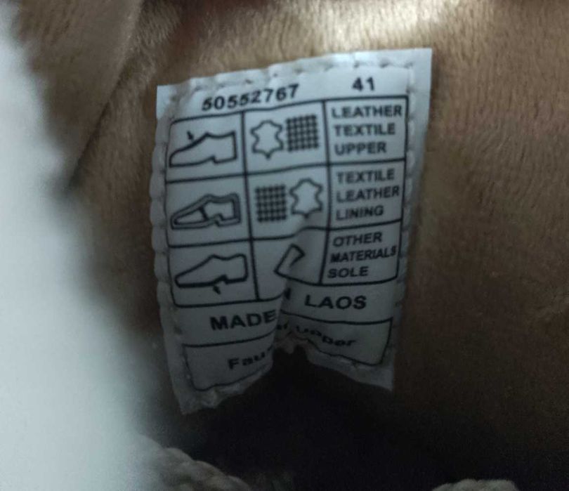 Boss Foster Botas cor bege claro Tam 41