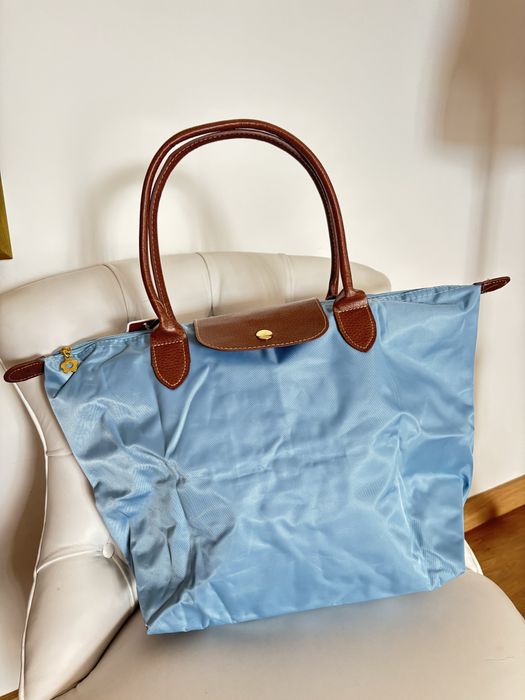 Mala/ saco Tote de vor azul claro