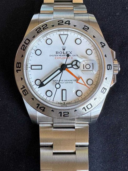 Rolex Explorer II GMT Branco Polar