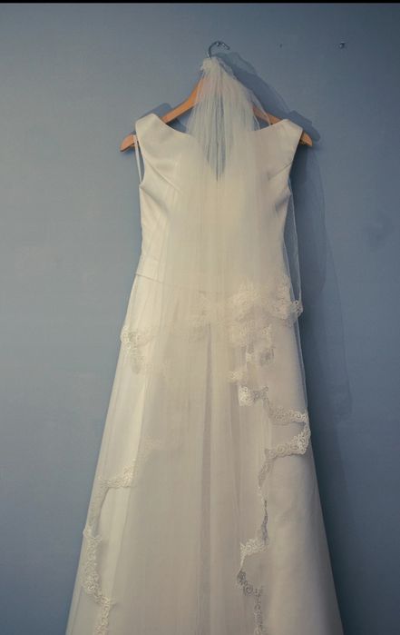 Suknia ślubna Fulara&Żywczyk rozmiar 38 + welon 2,5 m