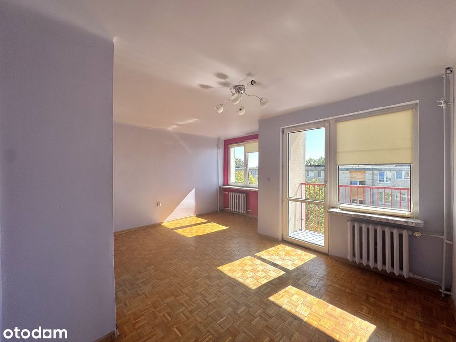2 pokojowe mieszkanie 44 m² z balkonem, oferta bez pośredników