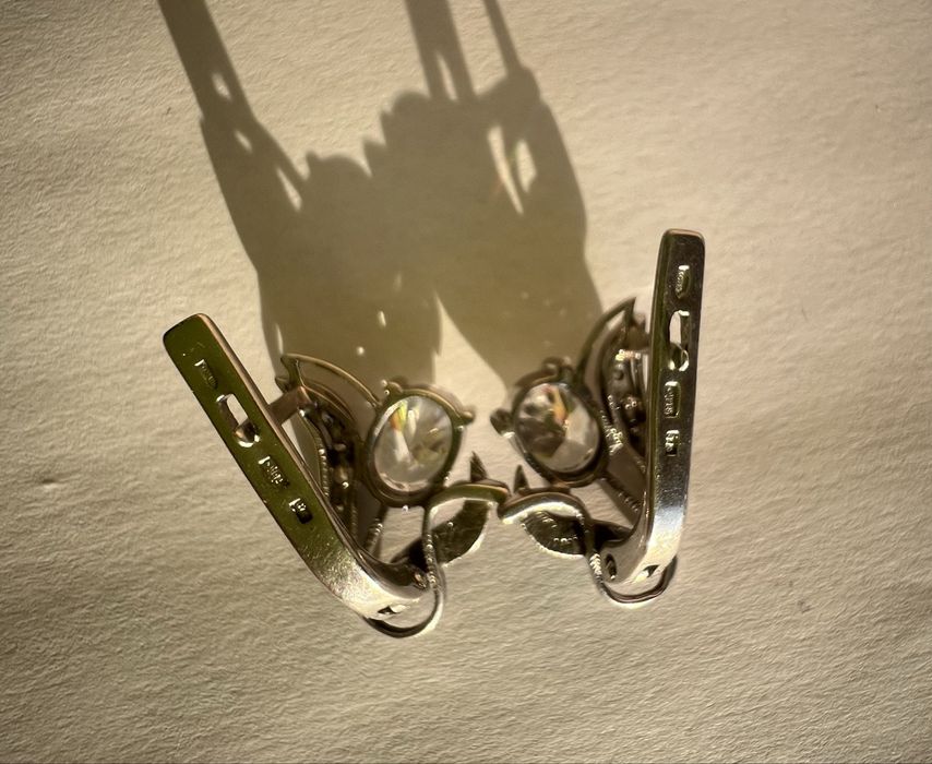 Серебряные серьги 925 пробы