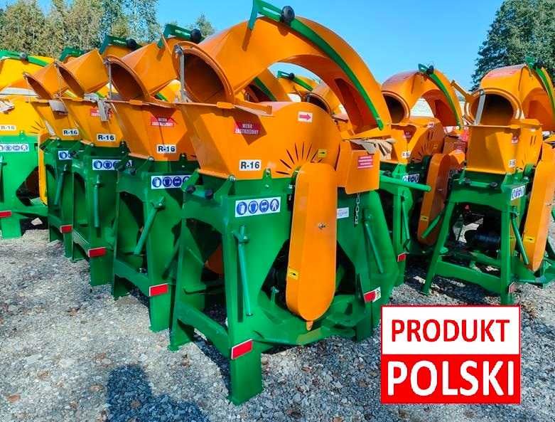 Rozdrabniacz SELMAR R-16 rębak do gałęzi z posuwem mechanicznym-DOWÓZ