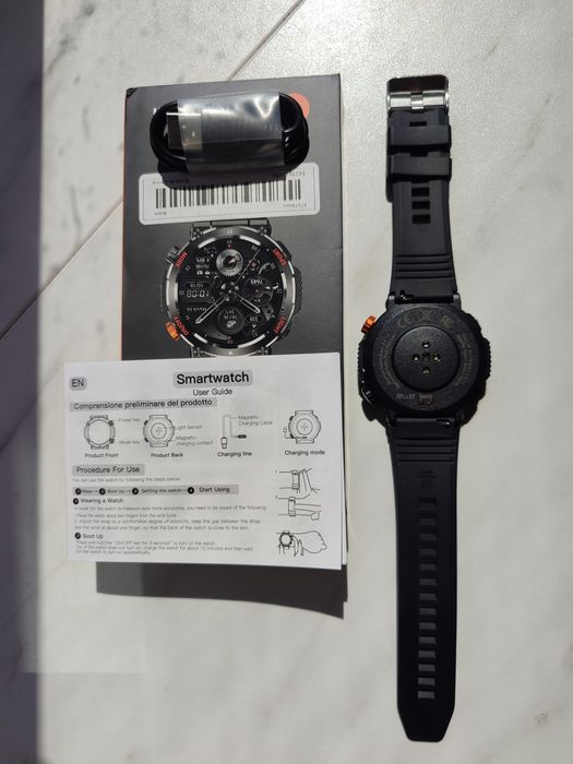 Nowy Smartwatch, IP67/68,rozmowy,monitor tętna,snu, najwięcej funkcji