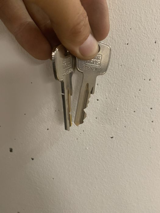 Cilindro 950mm para fechadura canhão 2 chaves como novo